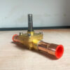 Refrigeration solenoid valve body without the coil installed