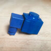 Refrigeration solenoid valve coil and electrical connector